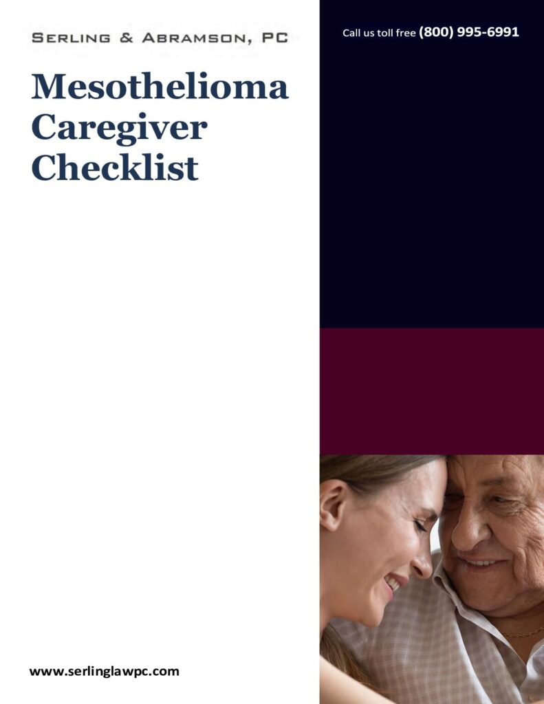 Mesothelioma Caregiver Checklist